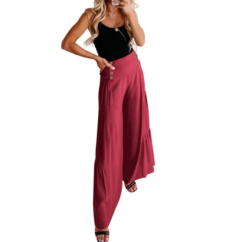 Women's High Waist Wide Leg Pants