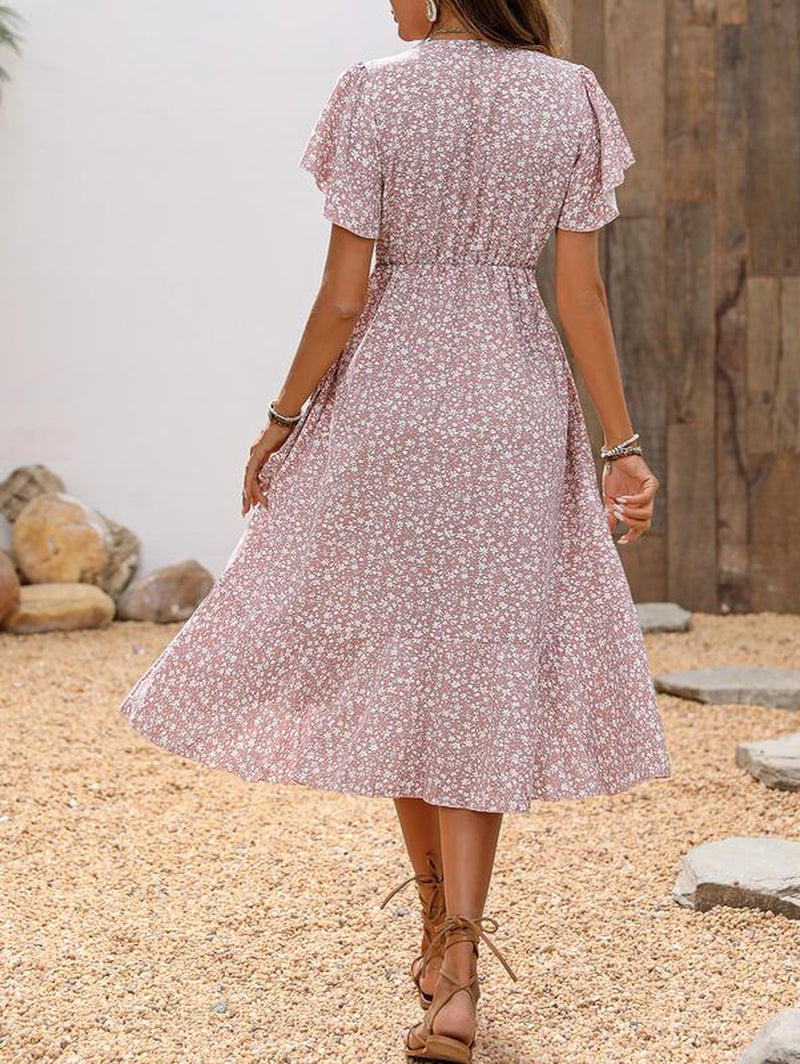 Women's Floral Midi Dress – Style for Life