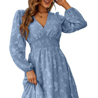 Women's Casual Floral Midi Dress