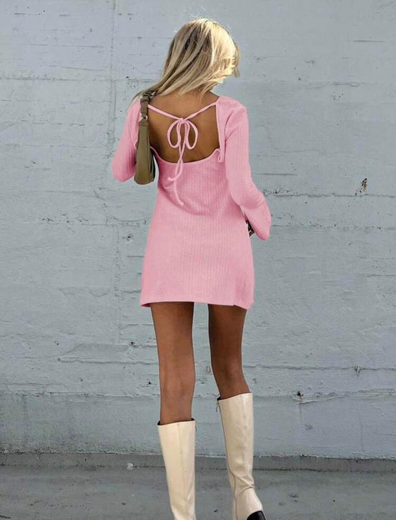 Long Sleeve Sweater Dress