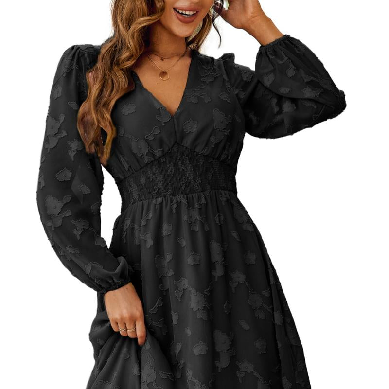 Women's Casual Floral Midi Dress