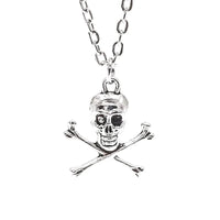 Skull Pendant Necklace for Women Men Vintage Chain Grunge Jewelry Goth Gothic Accessories Choker Y2K Aesthetic Fairy Star
