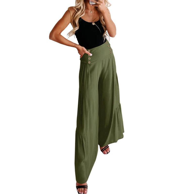 Women's High Waist Wide Leg Pants
