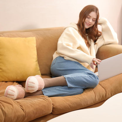 Cute Animal Slippers for Women Indoor Outdoor Memory Foam House Slippers Soft Warm Cozy Fuzzy Bedroom Non-Slip Shoes Christmas Gift Ladies Slippers