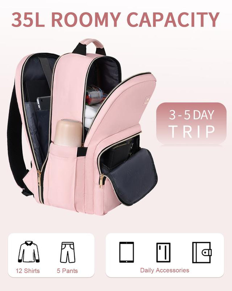 Pink Travel Backpack